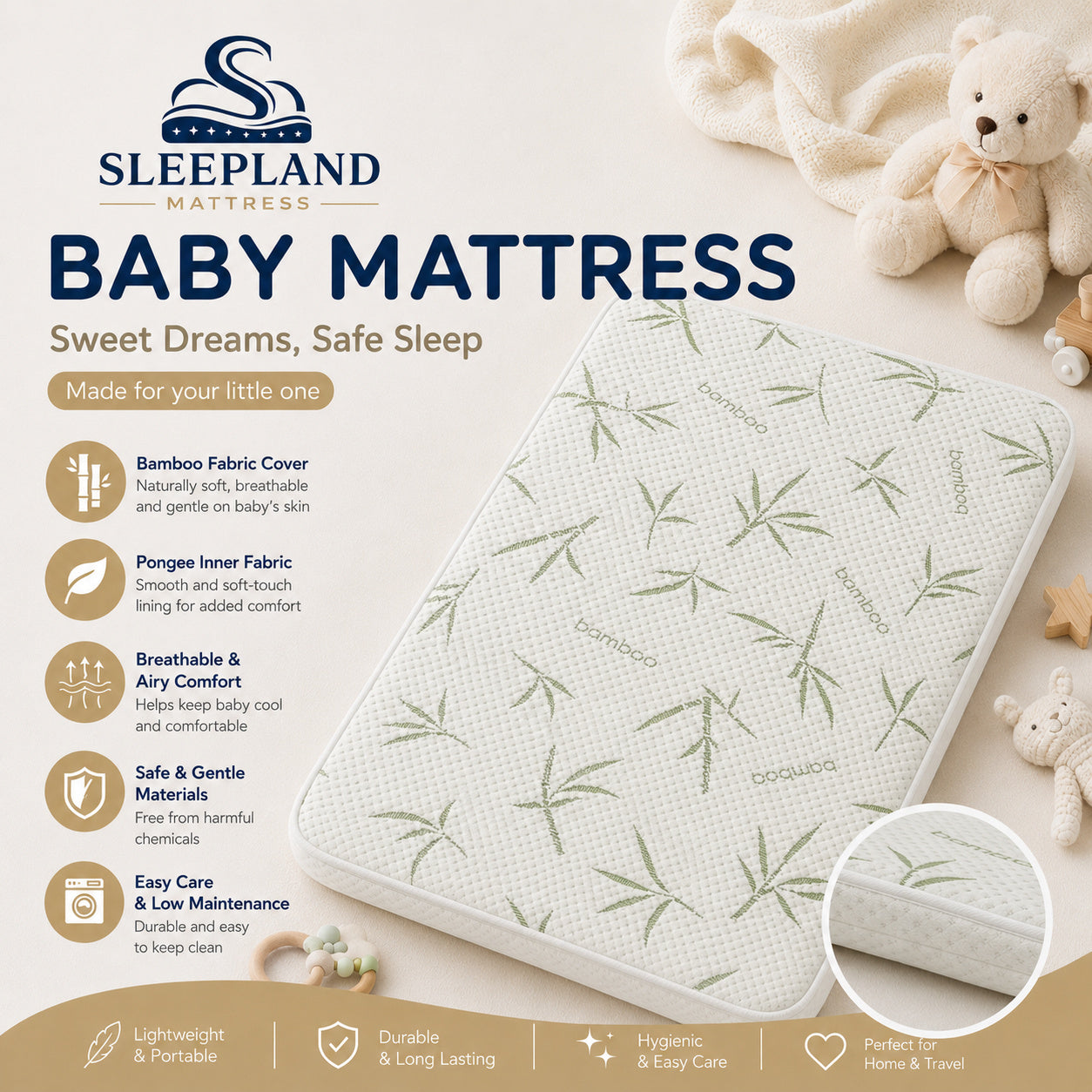 SLEEPLAND MATTRESS™ Baby Mattress