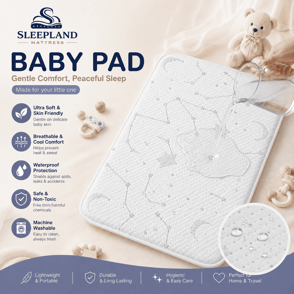 SLEEPLAND MATTRESS™ Waterproof Baby Pad