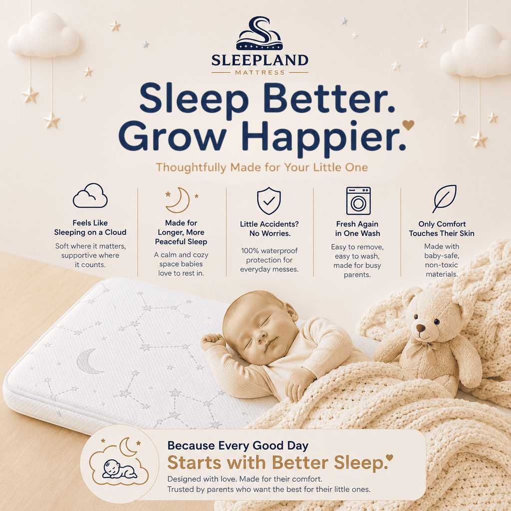 SLEEPLAND MATTRESS™ Waterproof Baby Pad