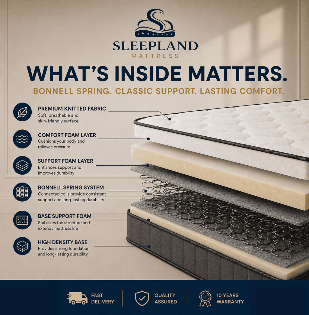 SLEEPLAND MATTRESS™ Bonnell Spring Mattress