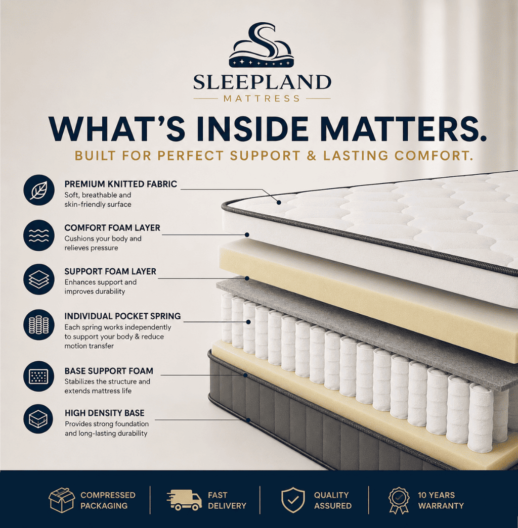 SLEEPLAND MATTRESS™ Pocket Spring Mattress