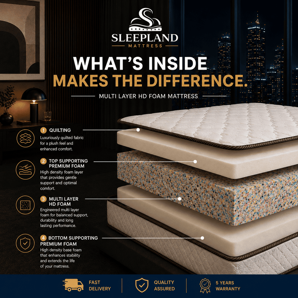 SLEEPLAND MATTRESS™ High Density Foam Mattress