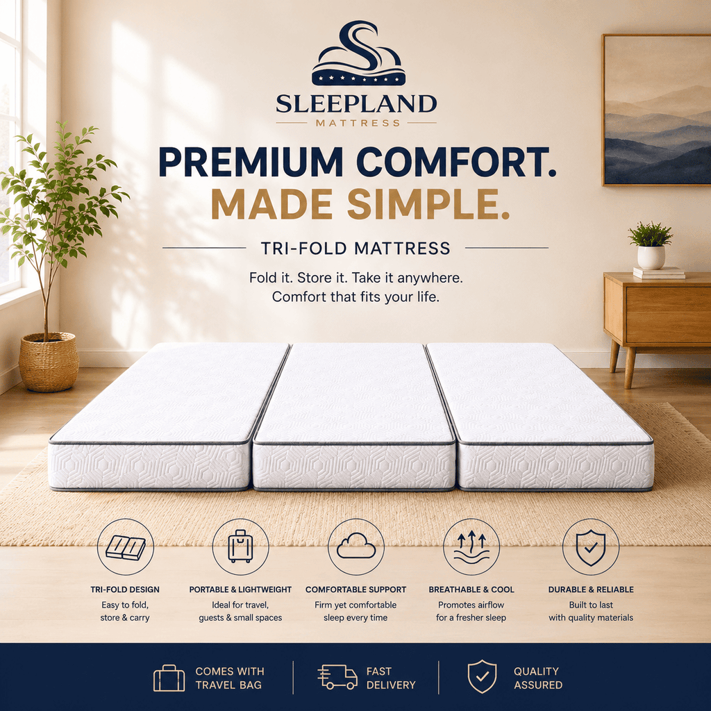 SLEEPLAND MATTRESS™ Tri-Fold Mattress